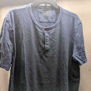 Banana Republic Henley Tee Short Sleeve Mens XL